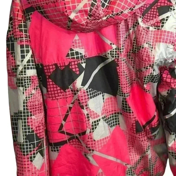 Nike Floral Full Zip Windrunner Jacket Womens Pink Size Large. - Picture 4 of 6